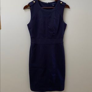 Banana Republic Sheath Dress w/ Gold